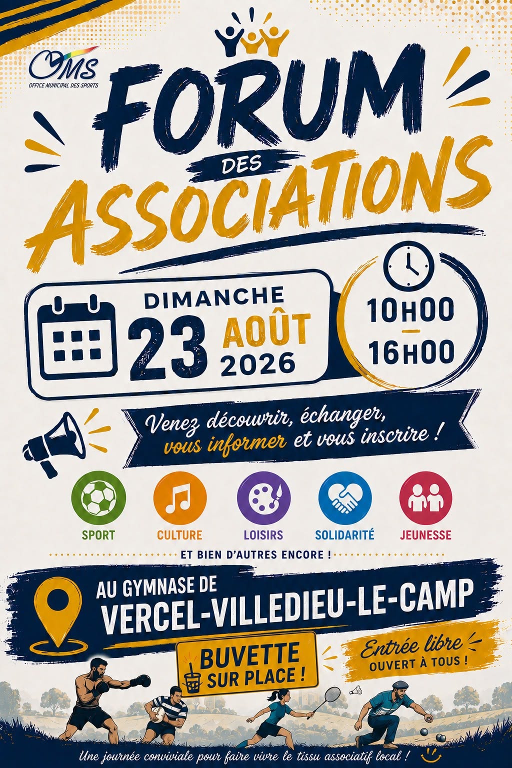 Forum des associations : rendez-vous le 23 août à Vercel